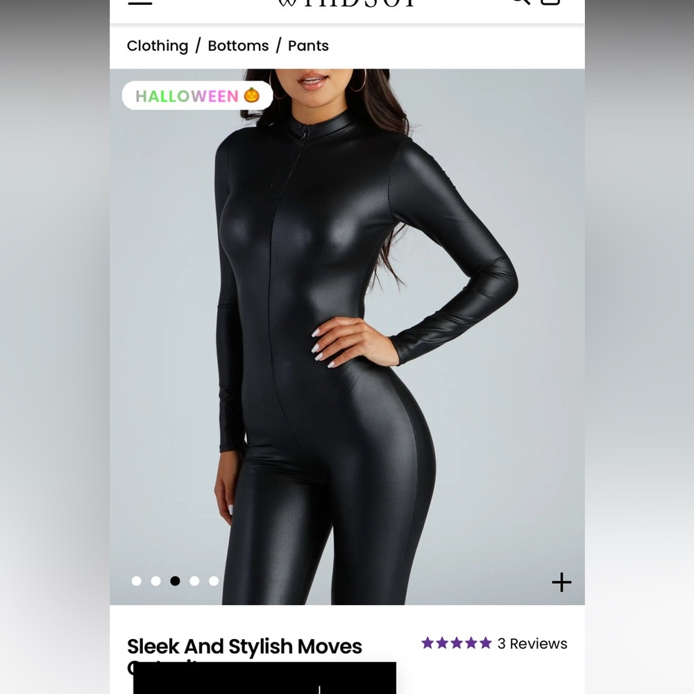Windsor Black Sleek Bodysuit